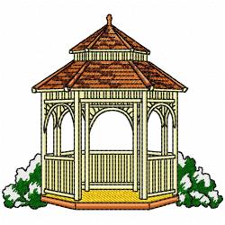 Garden Barriers Embroidery Design 12